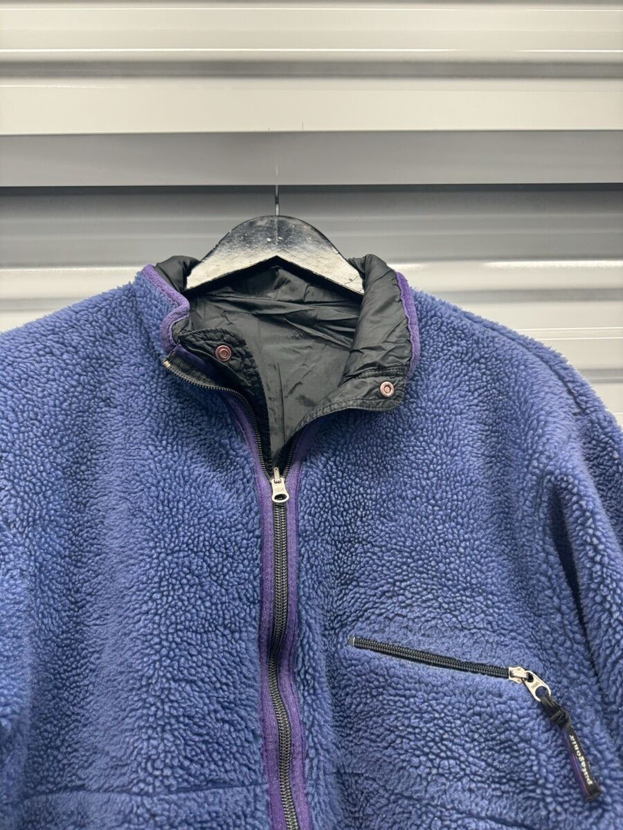 Vintage Patagonia Glissade Reversible Fleece Deep Pile Retro Vintage Patagonia Glissade Reversible Fleece Deep Pile Retro
