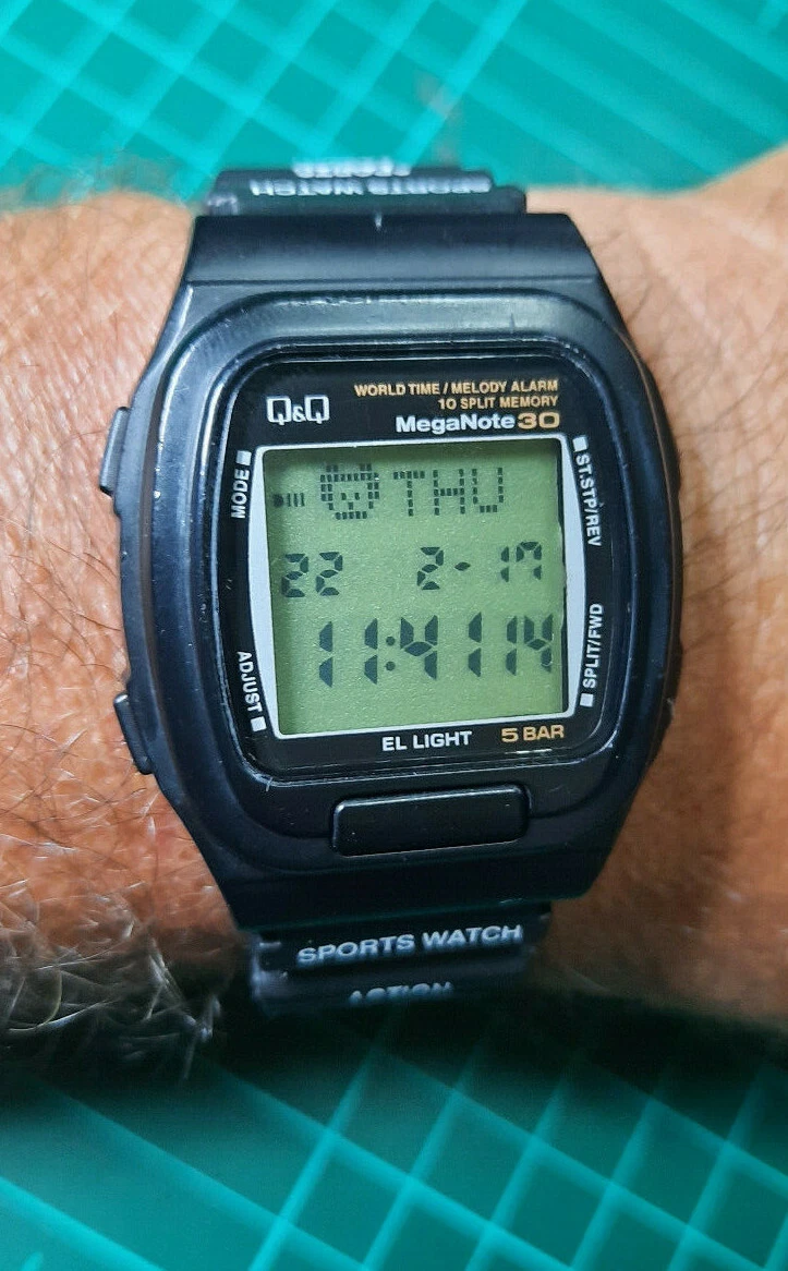 Q&q world time watch hot sale