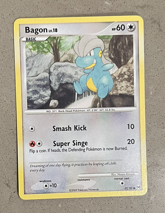 Bagon 52/99 - Arceus - Common - Pokemon Card TCG