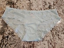 True Vintage Victoria's Secret Satin  Lace Dream Angels Hipkini Panty Large