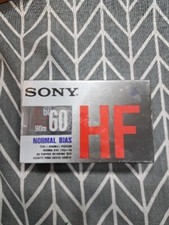 Sony HF Cassette Tape 60 Minutes Normal Bias x2 NEW Sealed