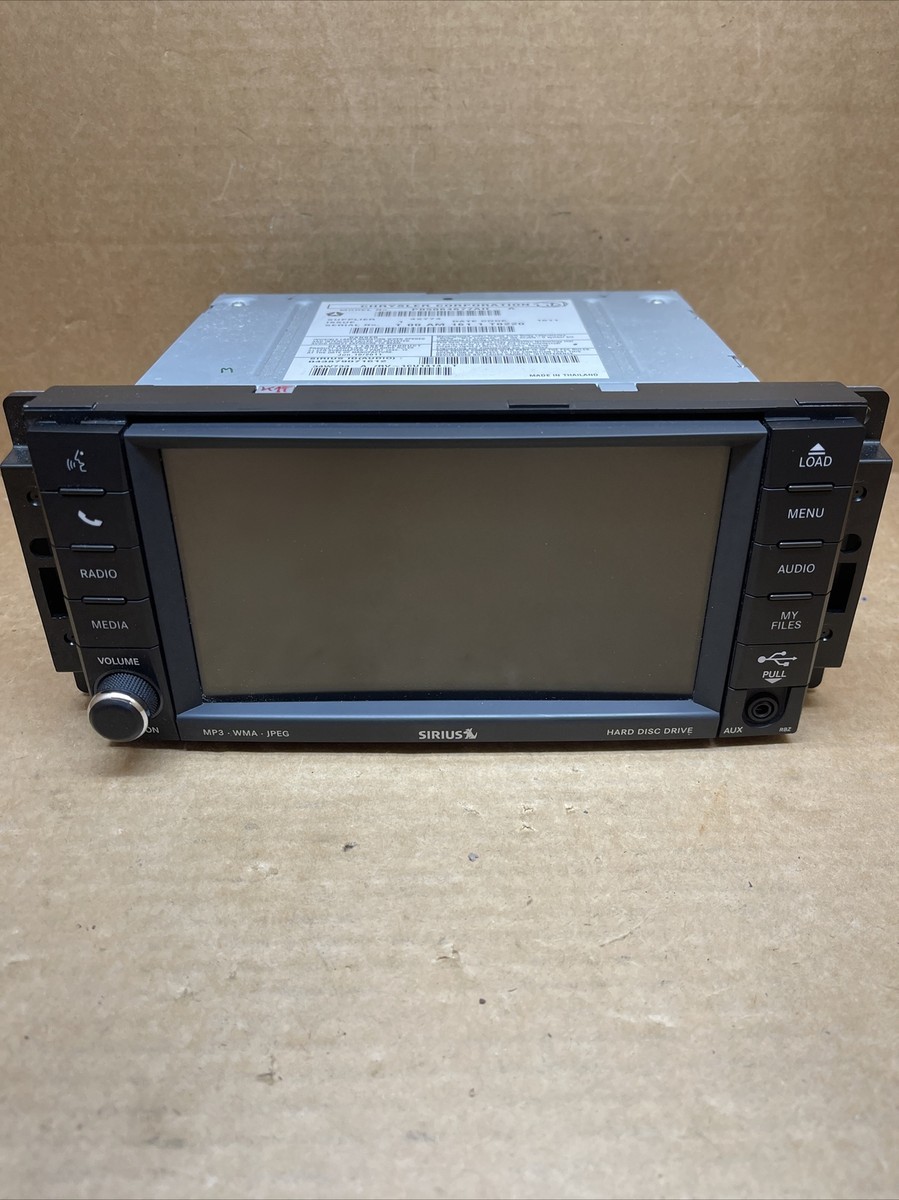 Jeep Chrysler Dodge MyGig RBZ Low Speed Touchscreen Display