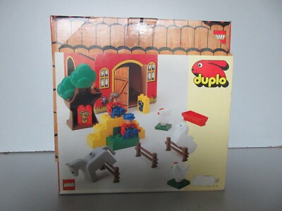 LEGO DUBLO 1614 BAUERNHOF MIT FIGUREN 90er Jahre