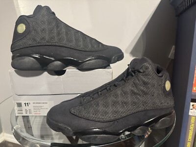Mens Size 11 Air Jordan 13 Retro Black Cat (No Box) Size 11 - Air Jordan 13 Retro Black Cat for sale online | eBay main image 2