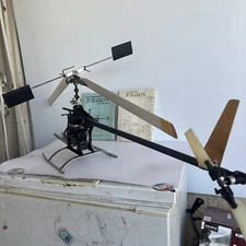 Kalt 20 Baron Helicopter Project FOR PARTS O.S. MAX Vintage Incomplete CP Model