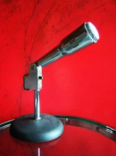 Vintage RARE 1950's Knight 4550 Dynamic microphone Electro Voice 664 w stand # 1