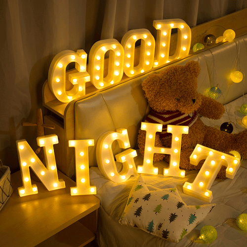 Light Up Letter LED Alphabet PlasticParty Sign Wedding Festival Stand Decoration - Picture 2 of 239
