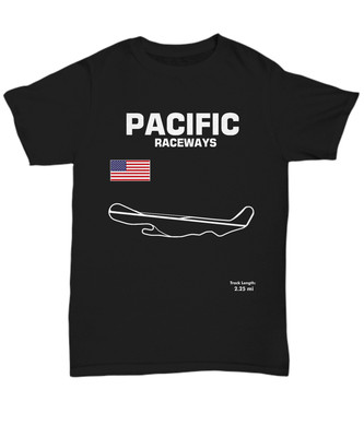 Pacific Raceways Track Outline shirt - Unisex Tee