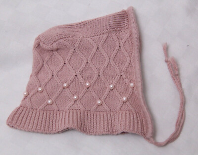 Neu Selfridges Designer Caramelo Blush Pearl Baby Mädchen Mütze UVP 18,00 £