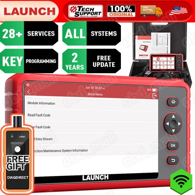 LAUNCH X431 CRP909X PRO Car Diagnostic Tool OBD2 Scanner TPMS IMMO Key Coding