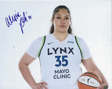 ALISSA PILI Signed 8.5 x 11 Photo Signed REPRINT Basketball WNBA Lynx UTAH UTES