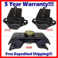 M072 Fits 1984-1986 Toyota 4 Runner 2.4L MANUAL, Motor & Trans Mount Set 3pcs