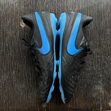 Nike Kids Tiempo Legend 8 Club FG Soccer Cleats AT5881-004 Black/Blue Size 6Y