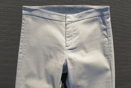 FRENCH CONNECTION FC JEANS US Women’s S 4 6 Coated Second Skin Skinny Ankle Zips - Picture 2 of 6