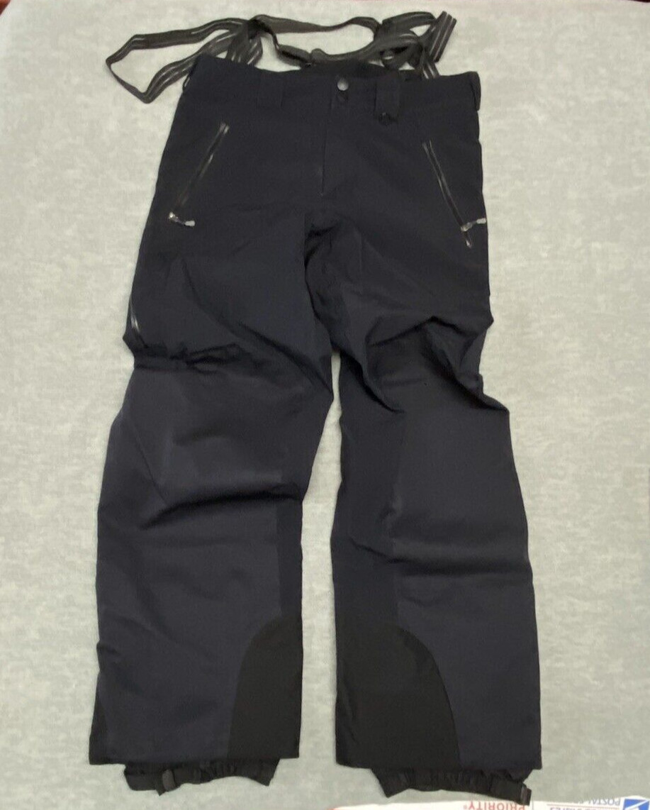 Pantalones de Nieve Patagonia Para Hombres 34 PANTALONES PRIMO FLASH Negros Tirantes Babero 29376