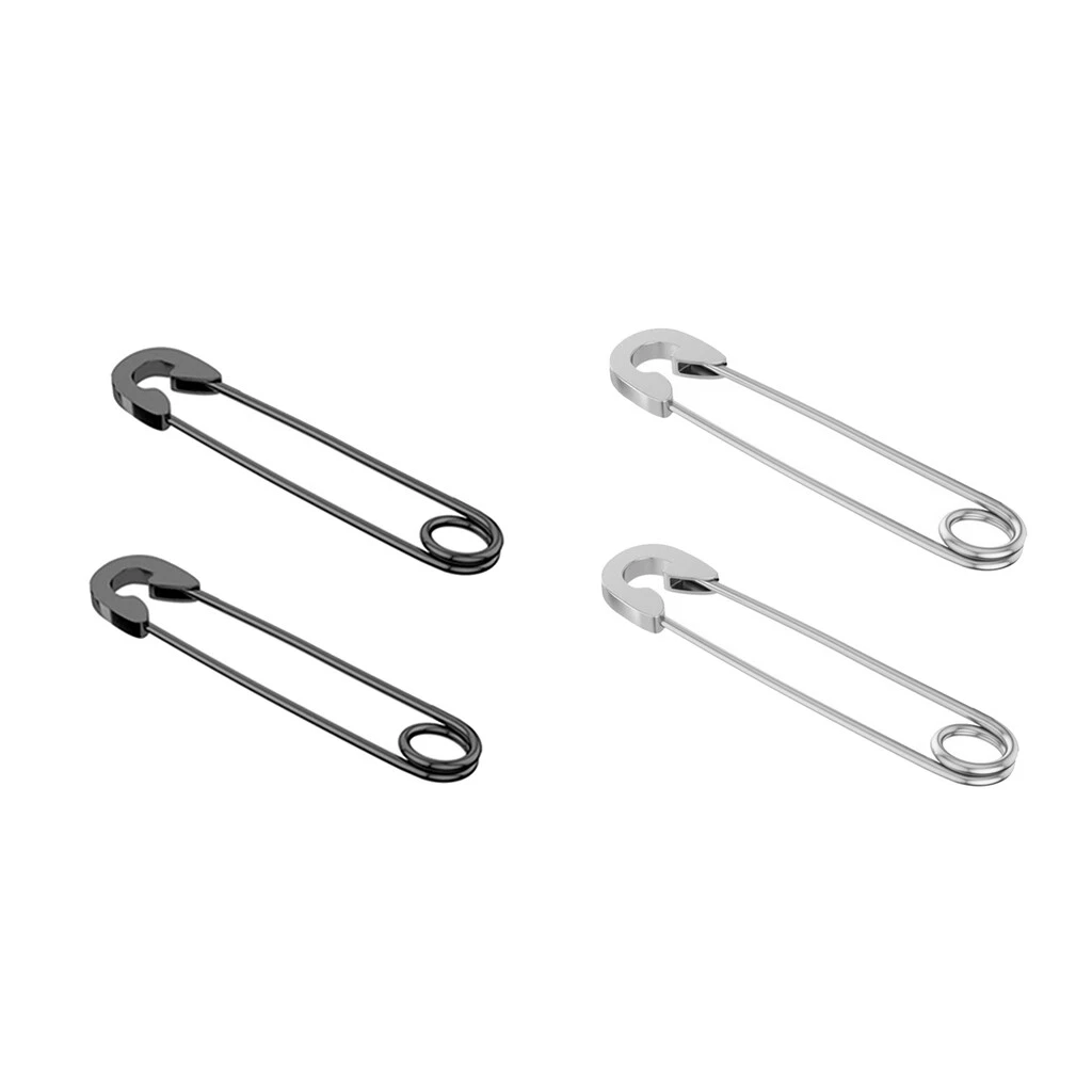 Stainless steel safety pin earrings sale