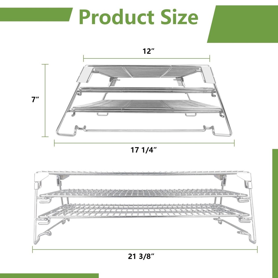 21" 3Tier Foldable Sliding Jerky Racks for Traeger, Pit Boss, GMG, Camp Chef... eBay