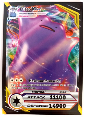 CARD POKEMON EE VOL. XI #08 DITTO VMAX 2020 Galar PERU South America TCG