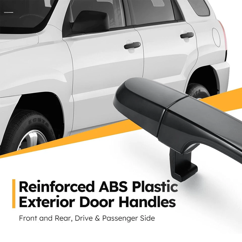 4pcs Exterior Door Handles For 2005-2010 Kia Sportage Front Rear Left Right Foto 4 de 4