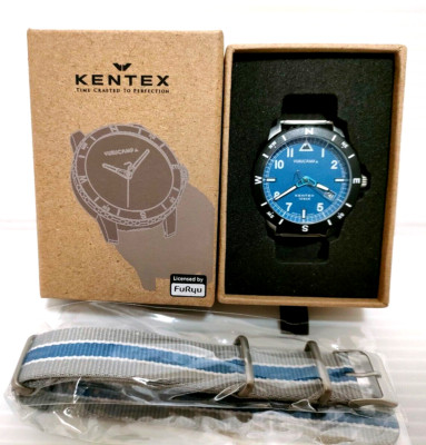 KENTEX Laid Back Camp Yuru Camp Shima Rin Model Wrist Watch Movie Limited Blue