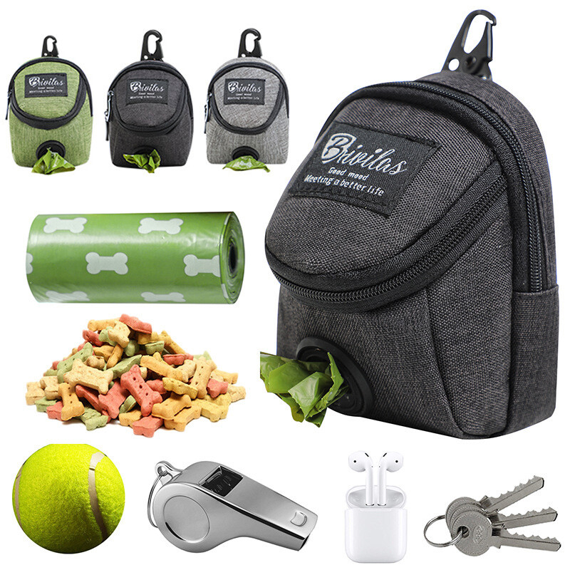 Dog Training Bag Dog Poop Bag Holder Dog Treat Pouch Pet Waste Bag