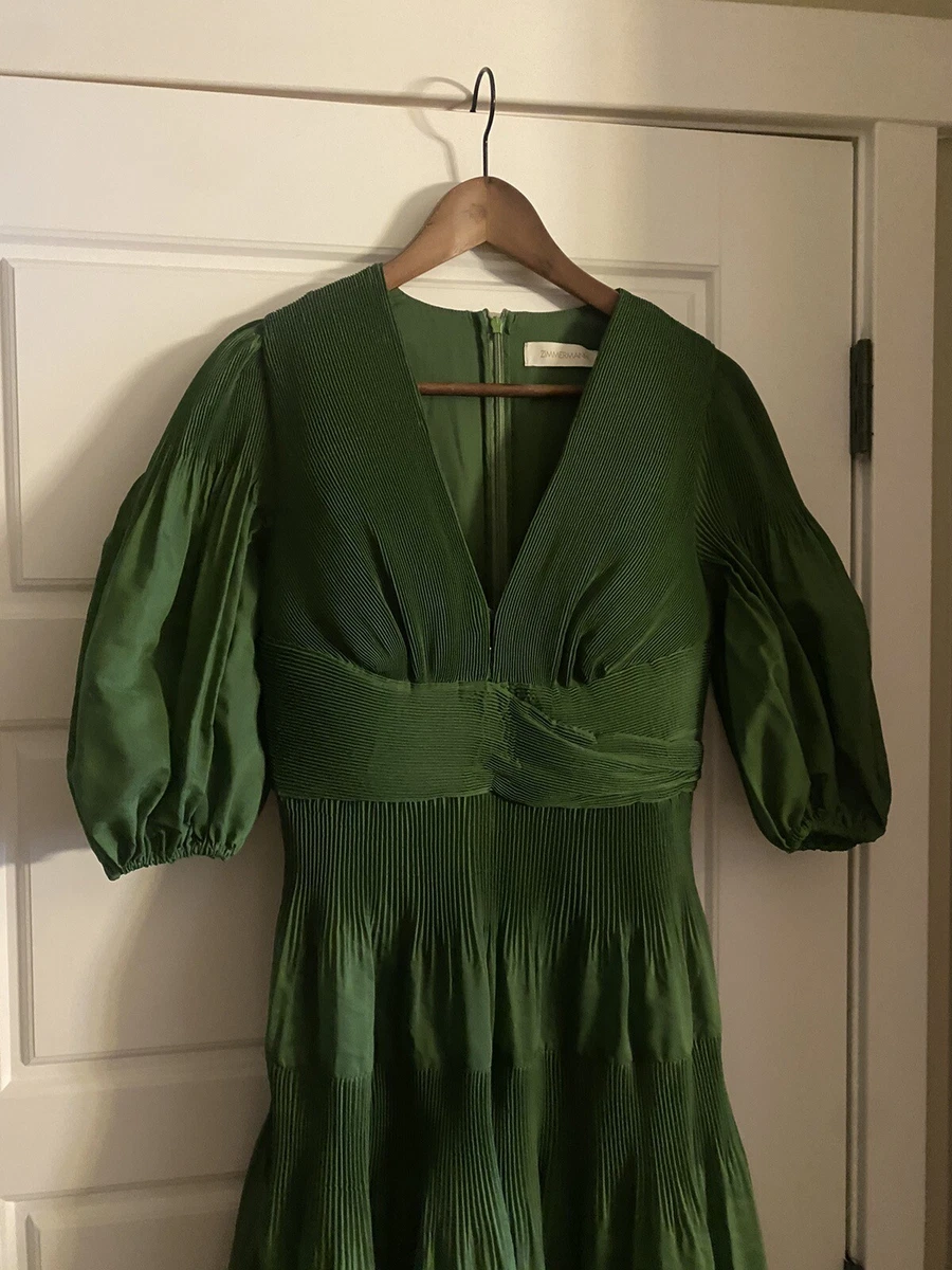 Zimmermann pleated cheap dress