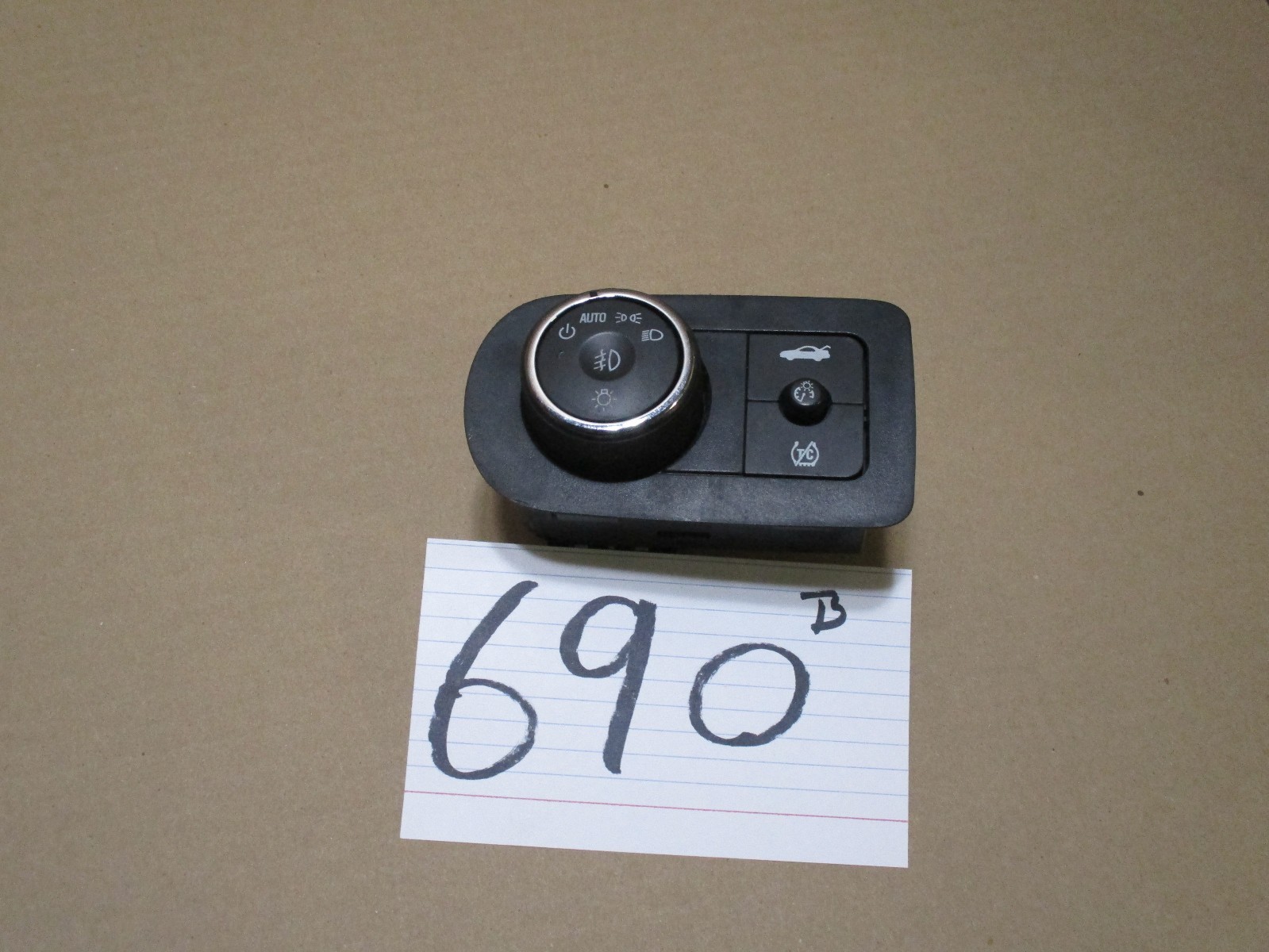 06 07 08 09 10 11 12 Impala Headlight Head Light Switch Control Power #690-B