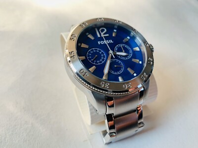 blue fossil watch