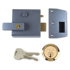Yale Auto Deadlock Nightlatch PB (B-1-DMG-PB-60)