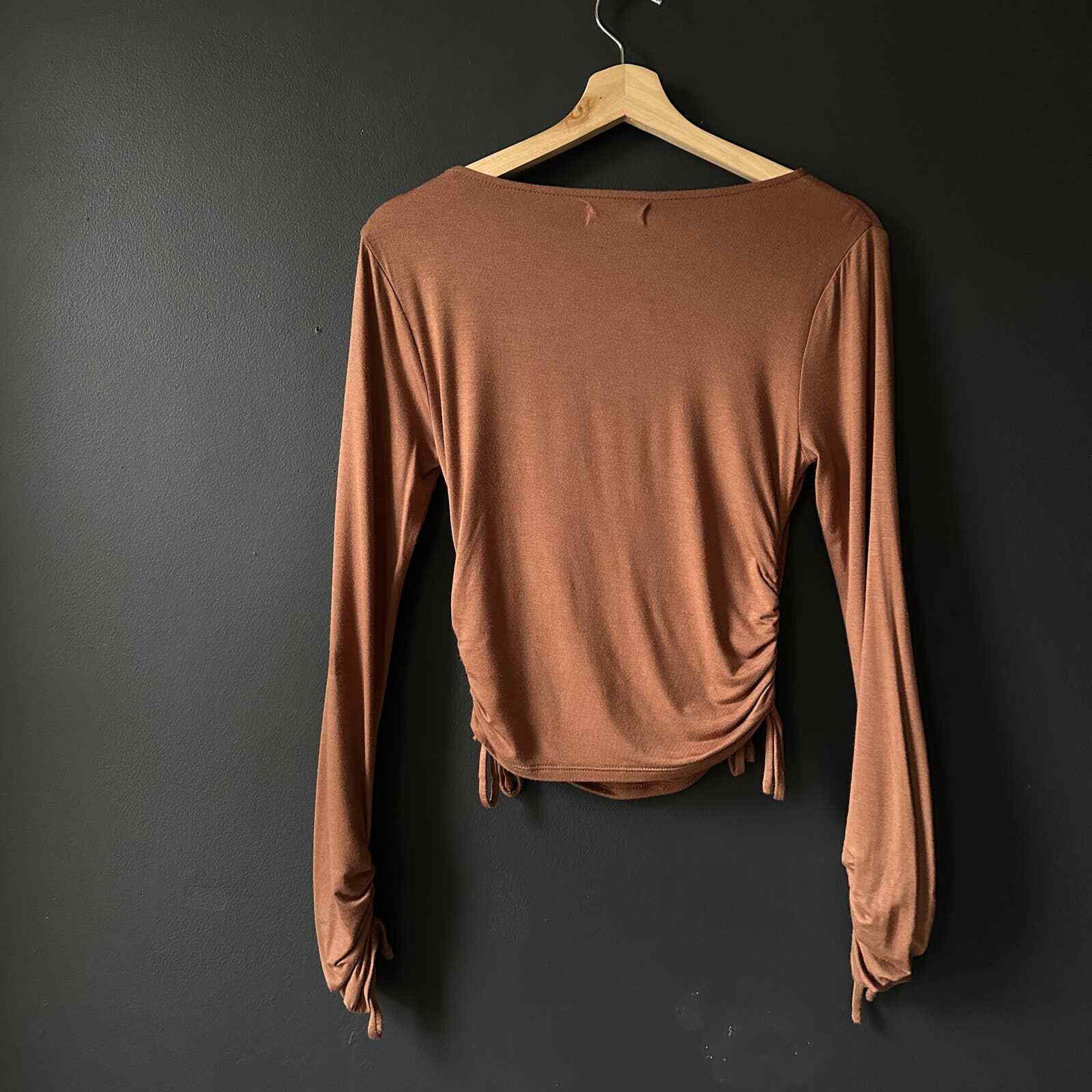 Lovers and Friends Dory Top Brown Size Small - image 8