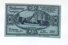 1921 Germany Nöschenrode 25 Phennig Banknote / Notgeld