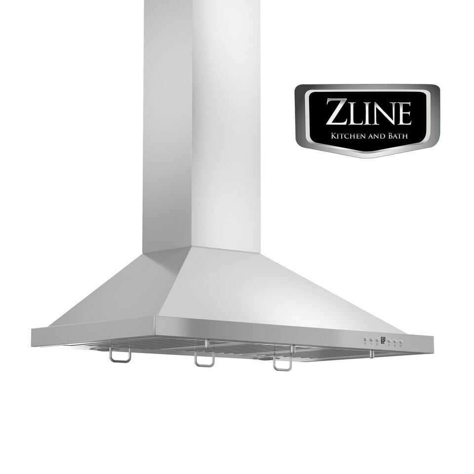 30 ZLINE STAINLESS STEEL LED KITCHEN WALL MOUNT RANGE HOOD LIFETIME MOTOR  KB-30 855187005399 | eBay