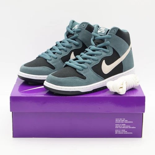 DQ3757-300 Nike SB Dunk High Mineral Slate Suede (Herren)