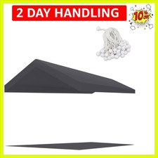 10' x 20' Upgraded Carport Replacement Canopy Cover Grey for Car Garage Shelt...