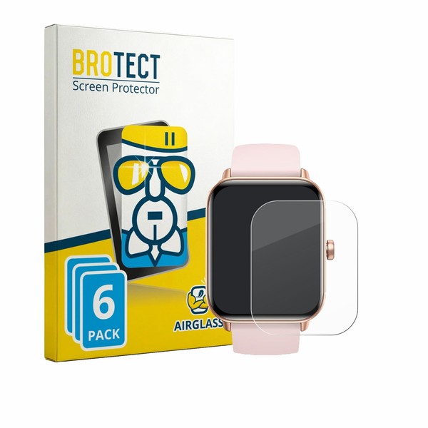 "6X Panzerfolie Schutzglas FüR Trunsif Smartwatch 1.85\" Displayschutz"-image