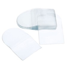100Pcs Pocket Coin Sleeves Holders, Plastic Pocket Coin Flips Clear, 3 x 3  