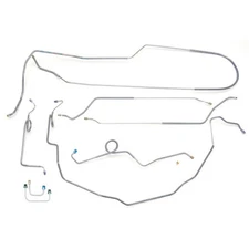 Brake Line Kit Complete Disc Conversion Valve At Master 1969-72 El Camino OE 8pc