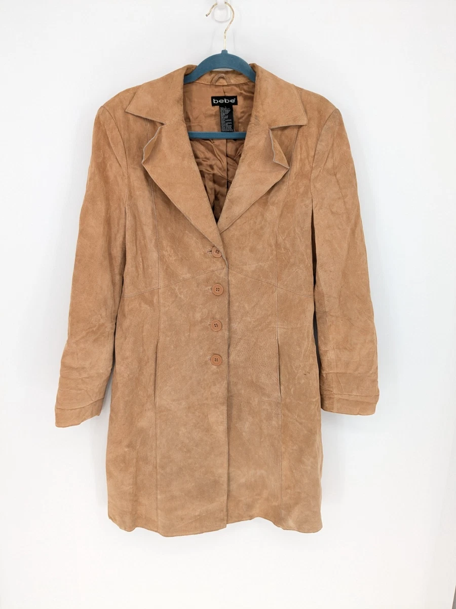 Veste En Cuir BEBE - Taille M - Style Trapunto Perforé - Neuf Avec étiquettes