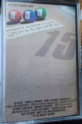 Now 15 - Various Artists Double Cassette Album Audio Cassette Tape Free UK post