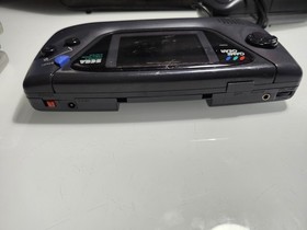 Sega Game Gear Handheld Portable Console/System w Bag & 4 Games
