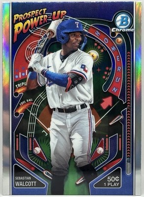2024 Bowman - Prospect Power-Up Sebastian Walcott #PP-20 TEX