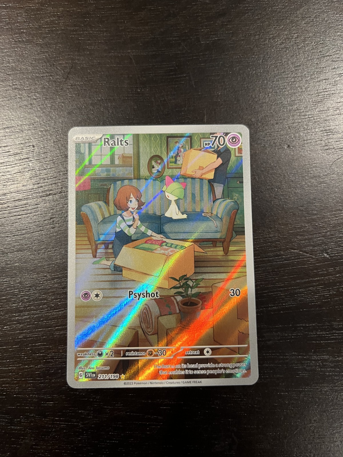 Pokemon Scarlet & Violet Full Art Special Illustration 211/198 Ralts - NM