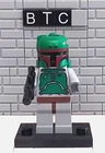 LEGO Star Wars Episode V 852552 Boba Fett - Bluish Grays - Dark Red Minifigure!