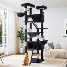 81 Inches Tall Cat Tree/Multi-Level Large Climbing Tree House and Towers for Big