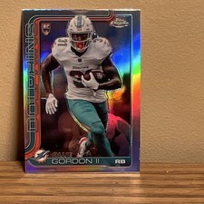 Topps Chrome 2025 Ollie Gordon II Miami Dolphins Rookie Refractor #327