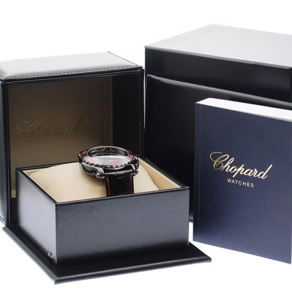 Chopard — Chopard Happy Sport Chrono Mystery Pink 288515-9013 42mm Ceramic Watch #C5245