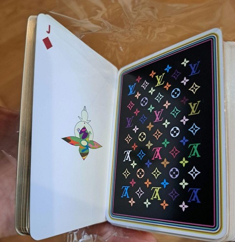 LOUIS VUITTON Monogram Multicolor Playing Cards Black White LV Auth Unused JPN - Picture 7 of 13