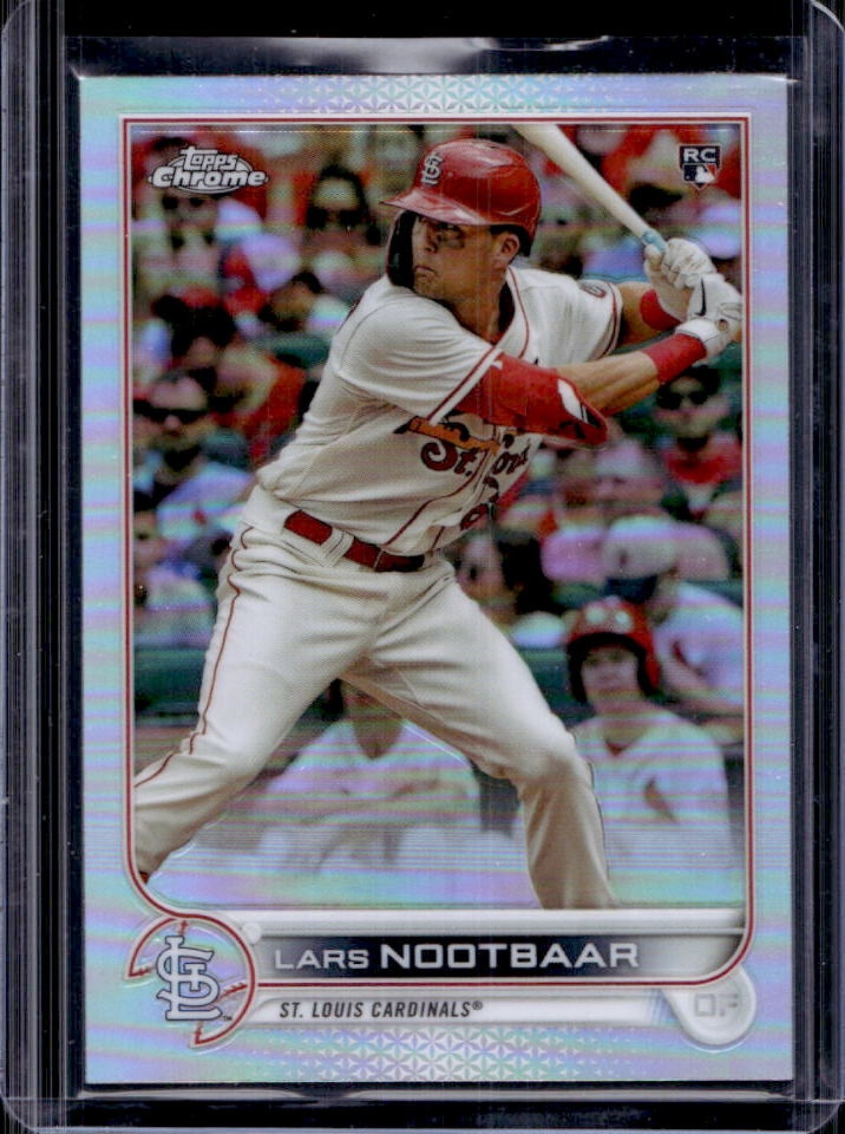 2022 Topps Chrome Lars Nootbaar RC Refractor Rookie #19 Cardinals