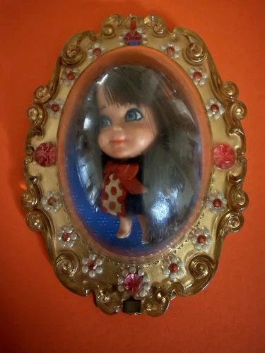 Vintage Mattel Liddle Kiddles Lucky Locket Liz Doll W/ Original Locket Clean!