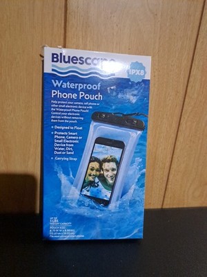 Bluescape Waterproof Phone Pouch With Carrying Strap. New In Box .